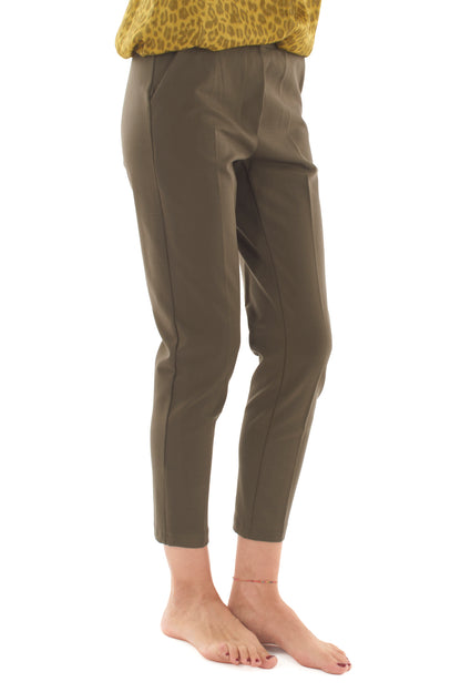 Pantalone punto milano Metoo - Verde