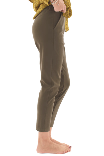 Pantalone punto milano Metoo - Verde