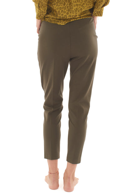 Pantalone punto milano Metoo - Verde