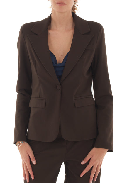 Giacca slim monopetto Metoo - Moro