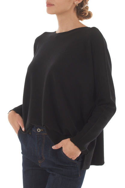 Maglione a scatoletta Metoo - Nero