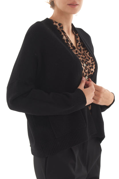 cardigan aperto Metoo - Nero