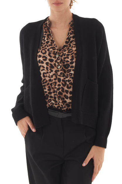cardigan aperto Metoo - Nero
