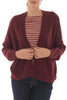 cardigan aperto metoo vino 9047 49687972