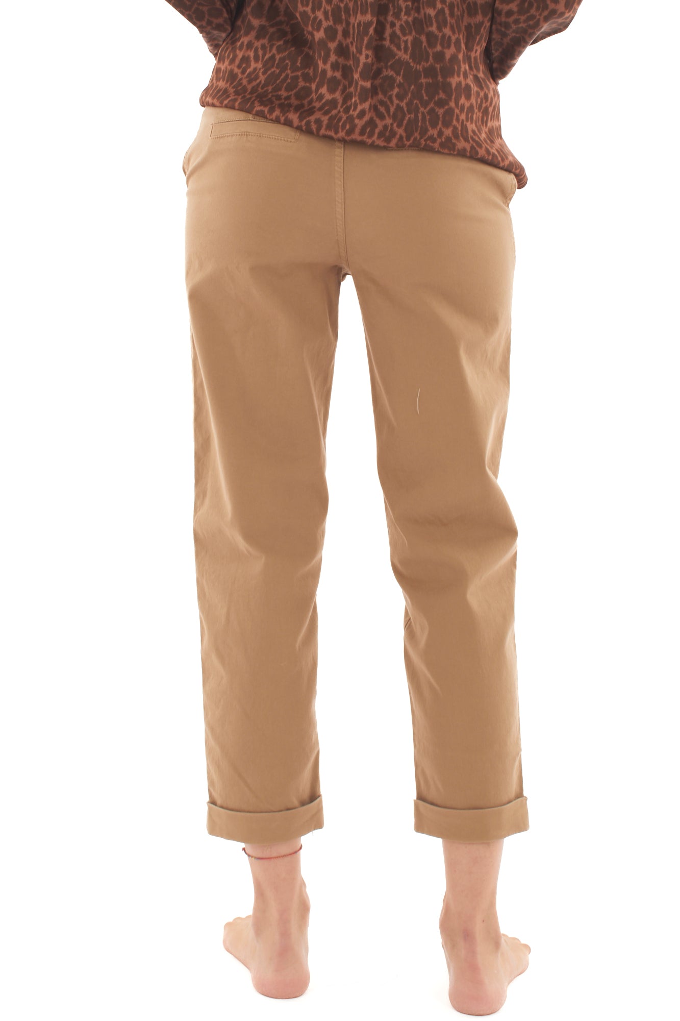 Pantalone carrot Metoo - Tabacco