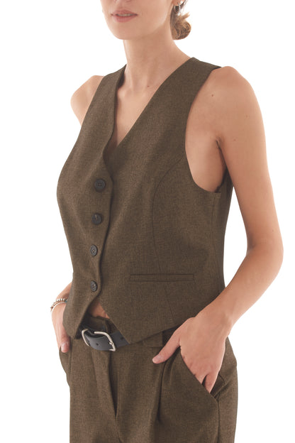 Gilet base Motel - Moro