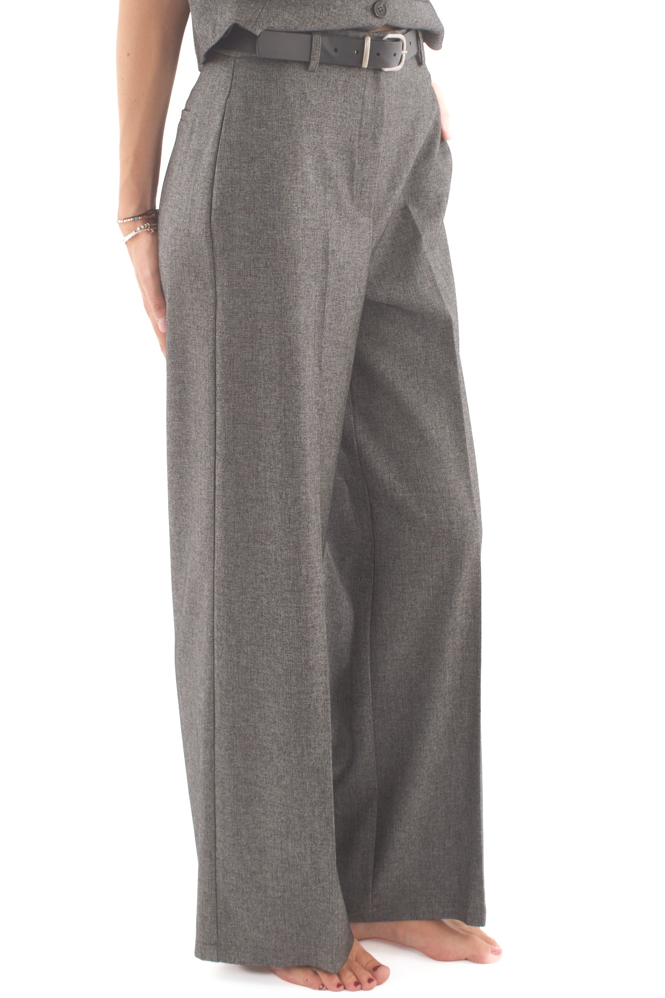 Pantalone a palazzo Motel - Fumo