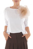 t shirt con spilla souvenir bianco d36e0473 47266623