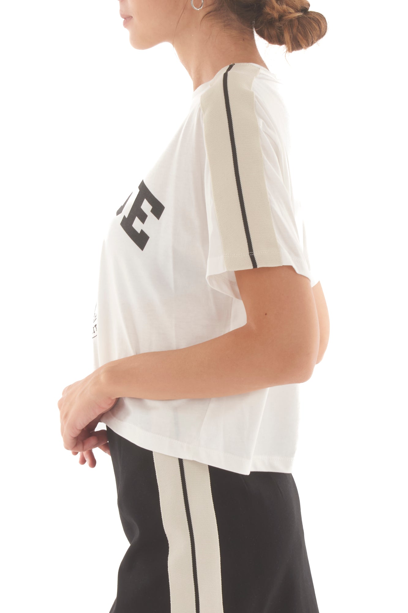 T-shirt college Susy mix - Latte