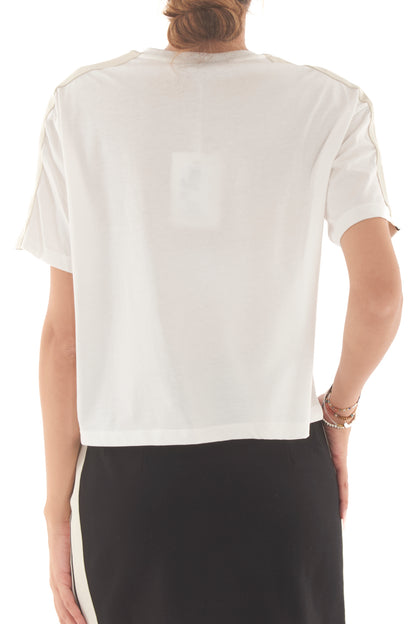 SUSY MIX T-shirt college Susy mix - Latte Latte