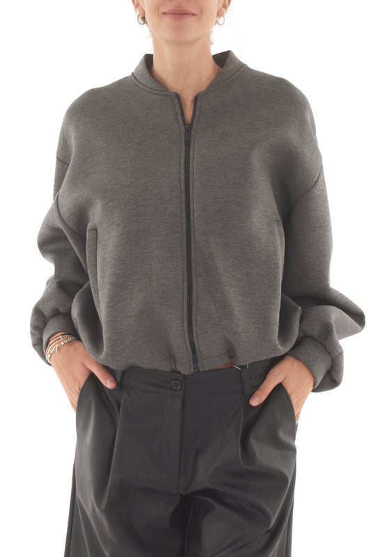 Bomber Susy mix - Grigio