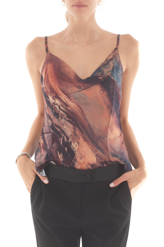 Canottiera fantasia Susy mix - Unica