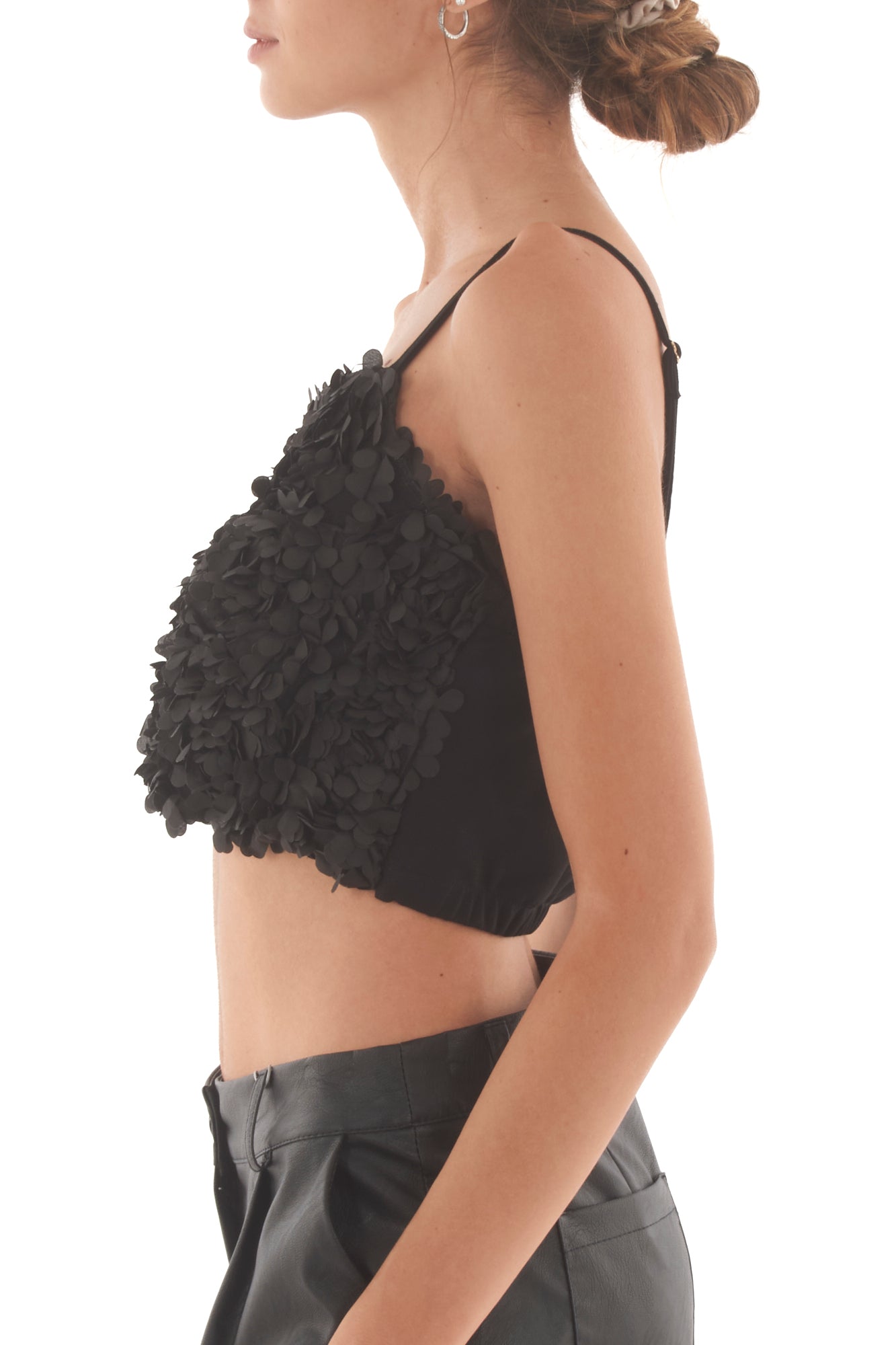 SUSY MIX Top con fiorellini Susy mix - Nero Nero