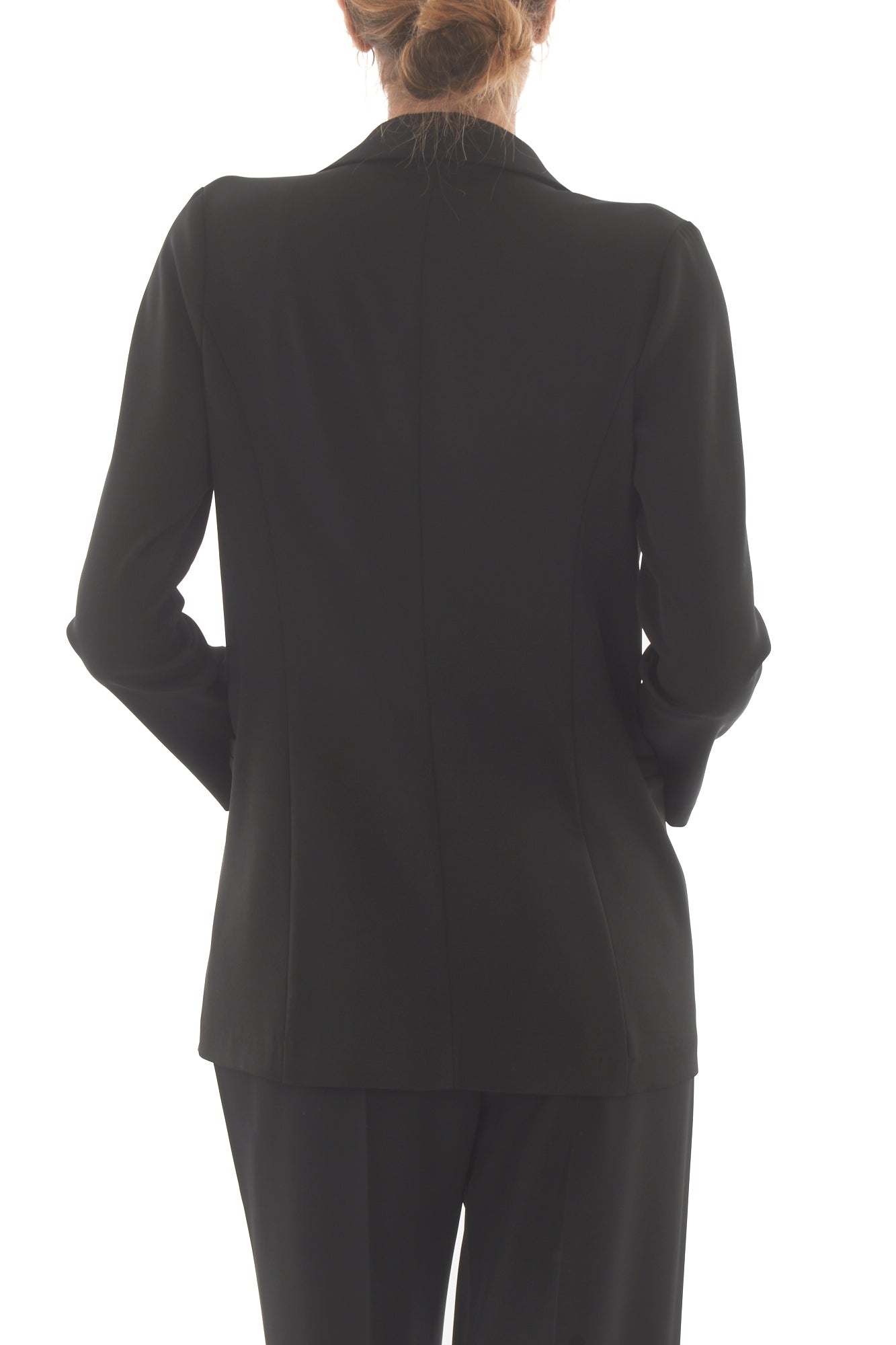 Giacca un bottone Susy mix - Nero