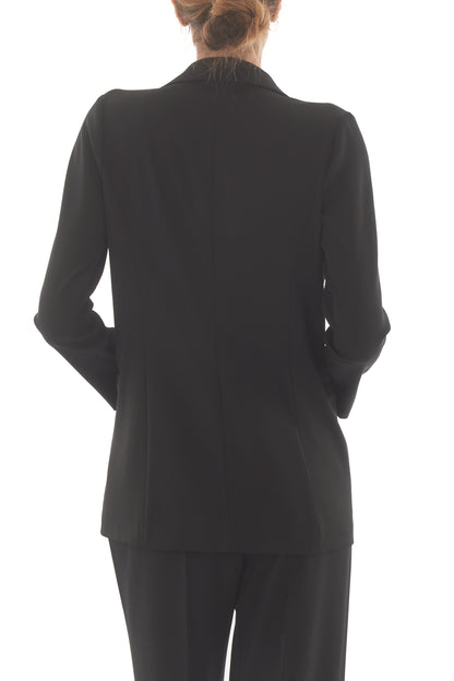 Giacca un bottone Susy mix - Nero