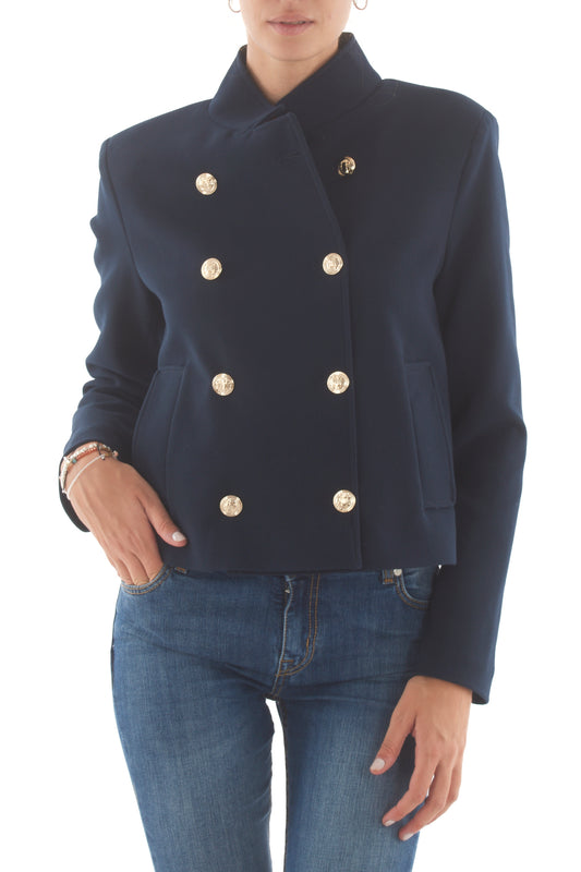 Giacca doppio petto Susy mix - Blu