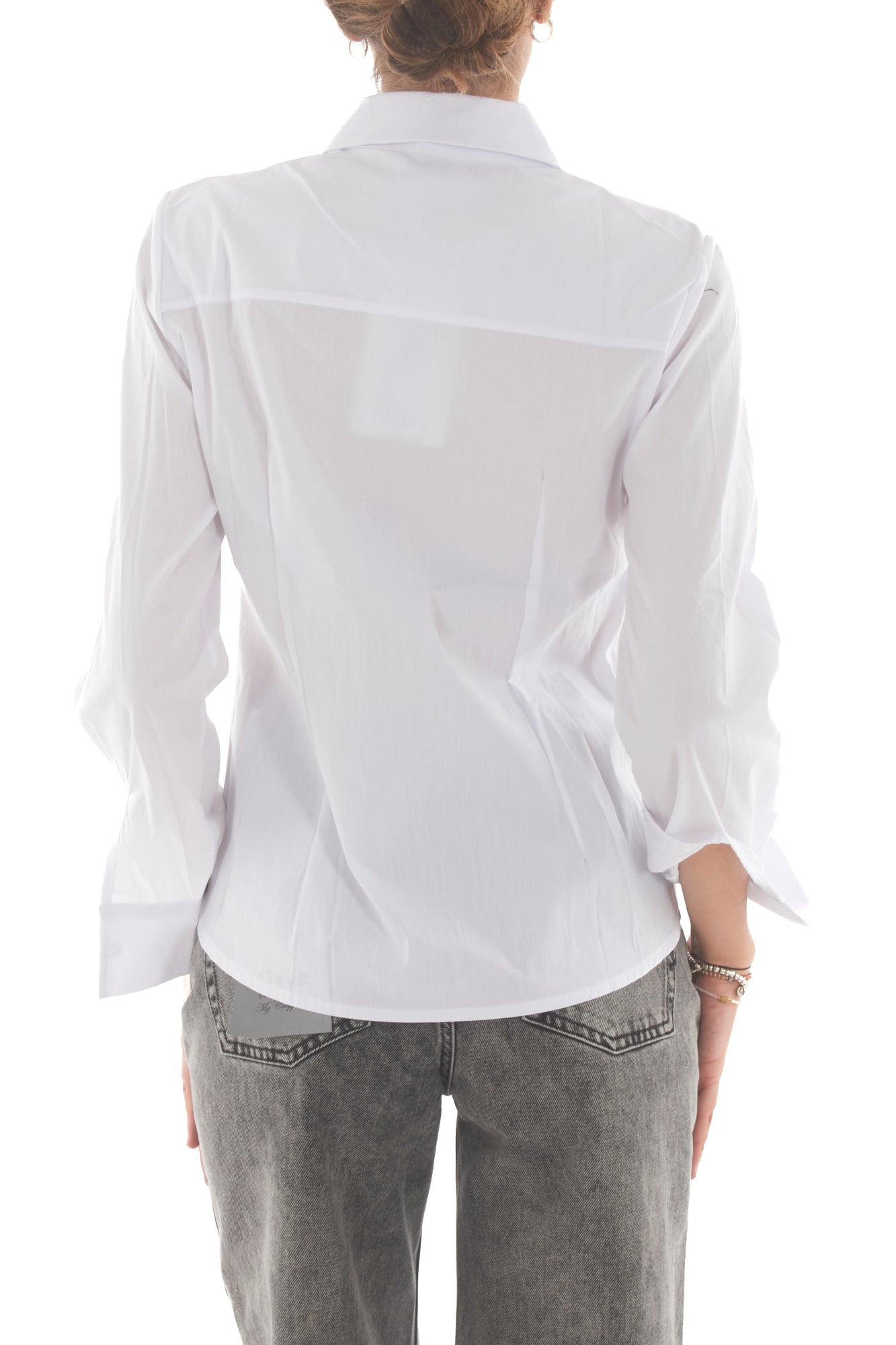 SUSY MIX Camicia con bottone gioiello Susy mix - Bianco Bianco