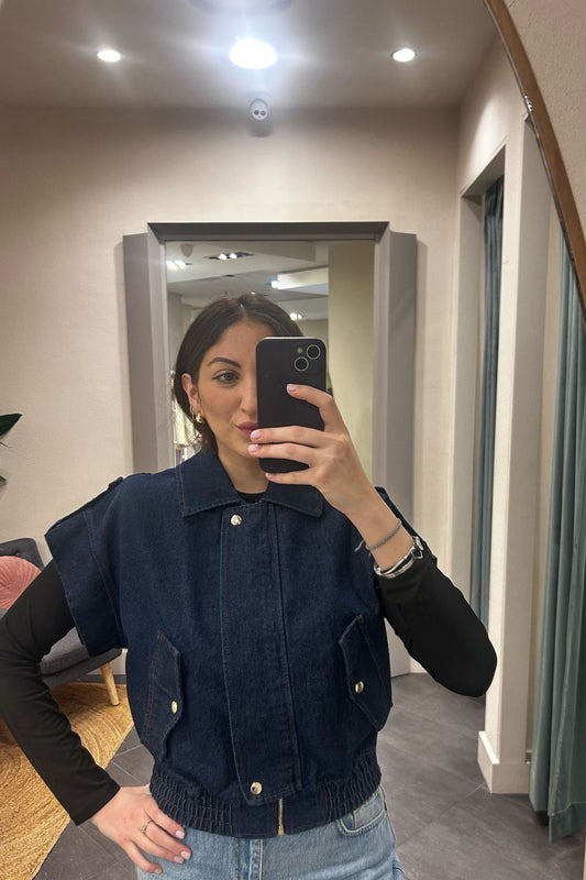 MOTEL Giubbino di jeans Motel - Denim Blu