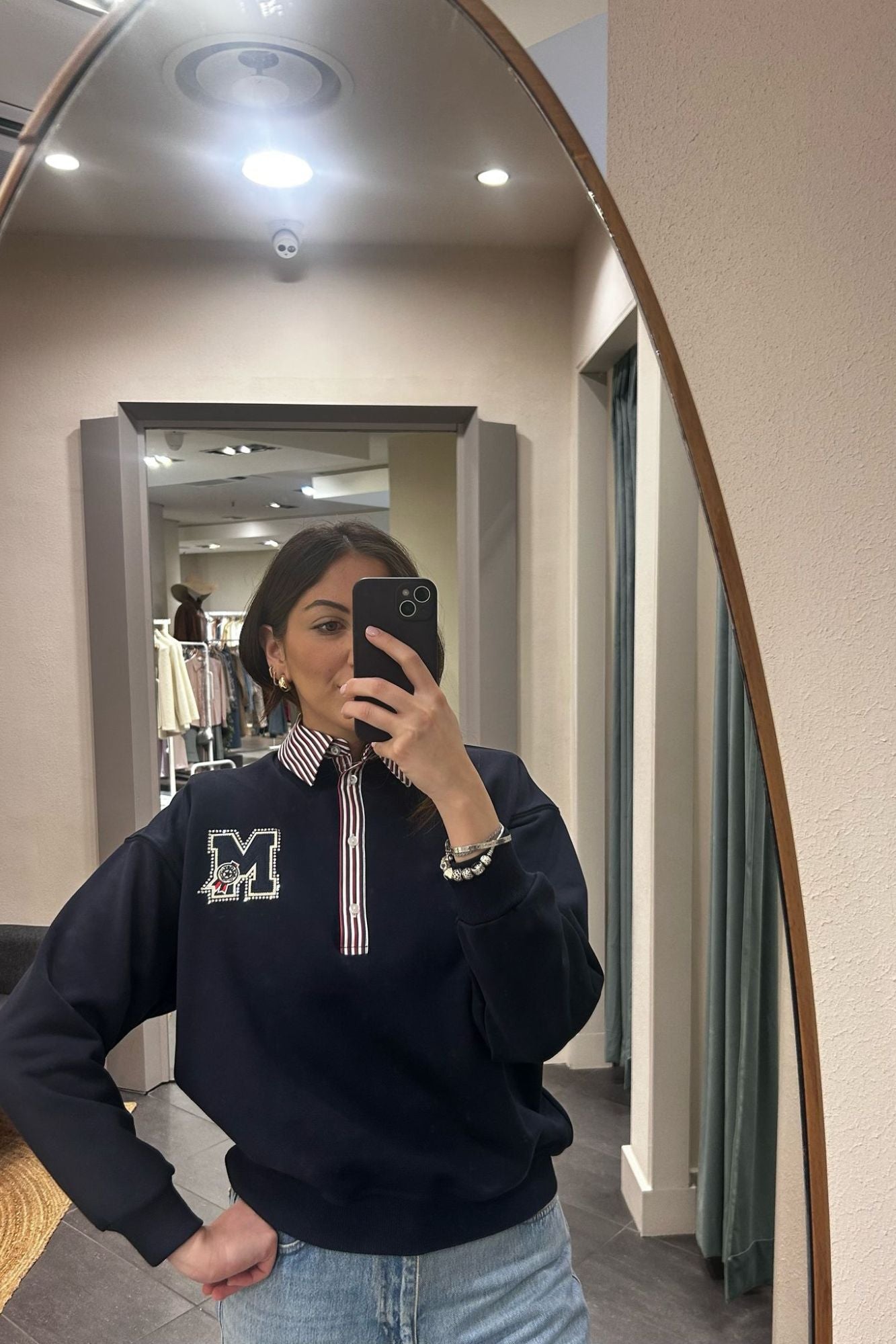 MOTEL Felpa polo Motel - Blu Blu