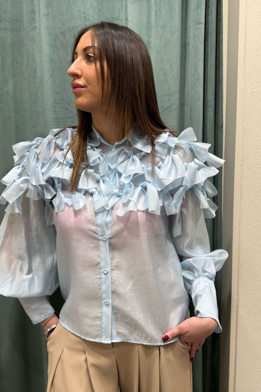 MOTEL Camicia con fiocchetti Motel Nuvola Nuvola