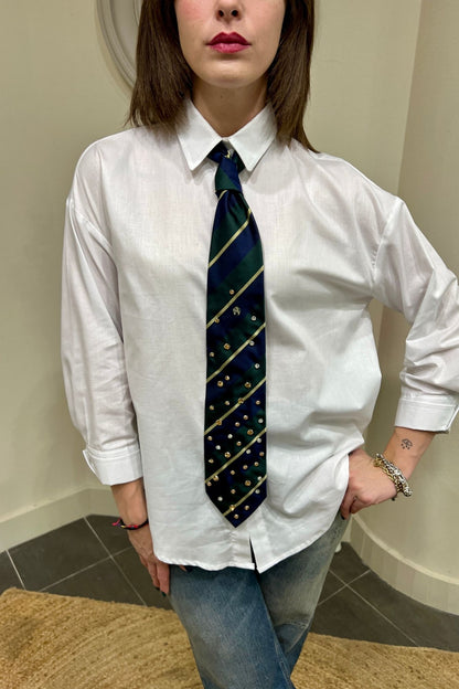 Camicia con cravatta vintage Dixie