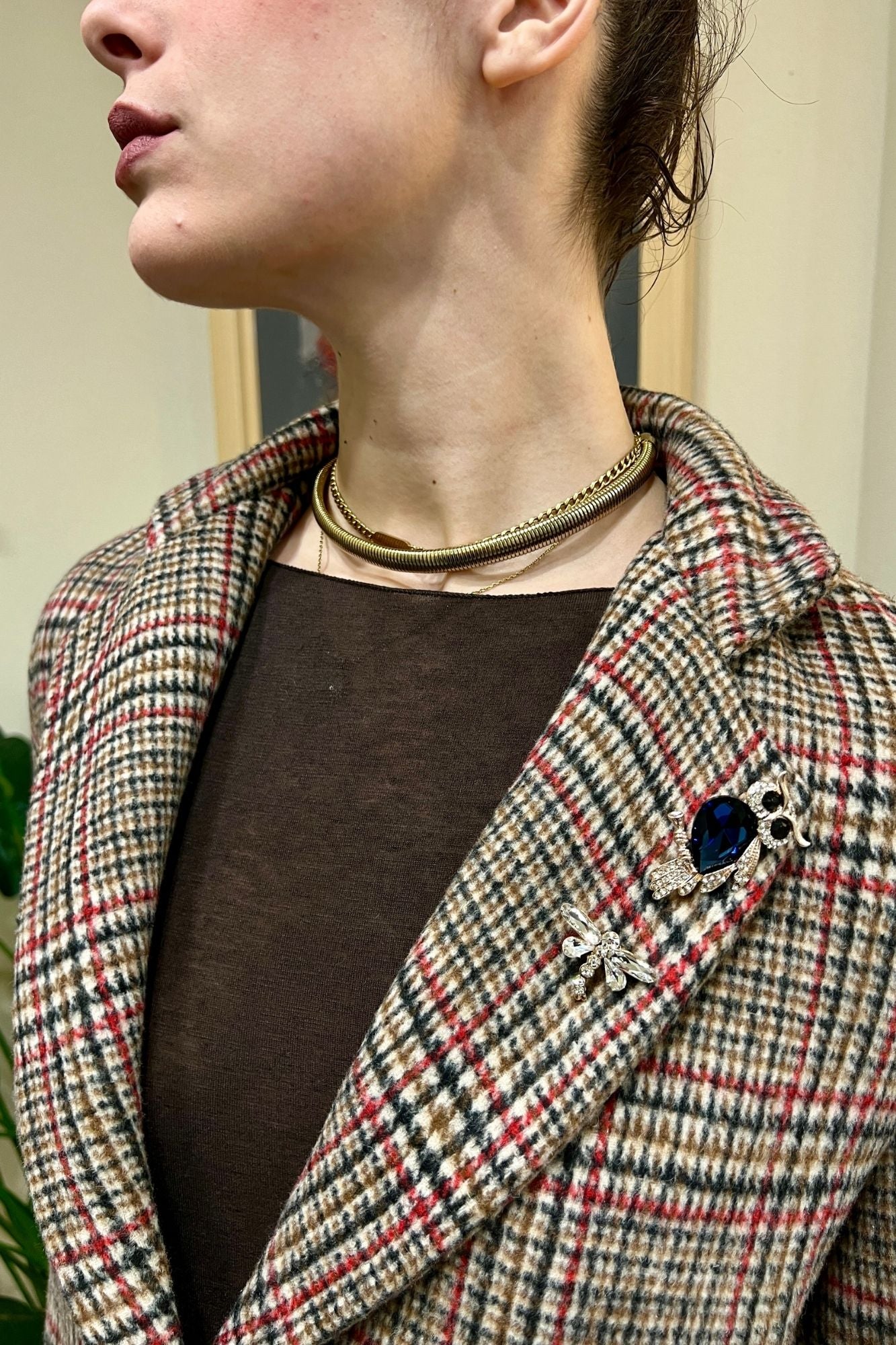 DIXIE Giacca galles Dixie Cammello