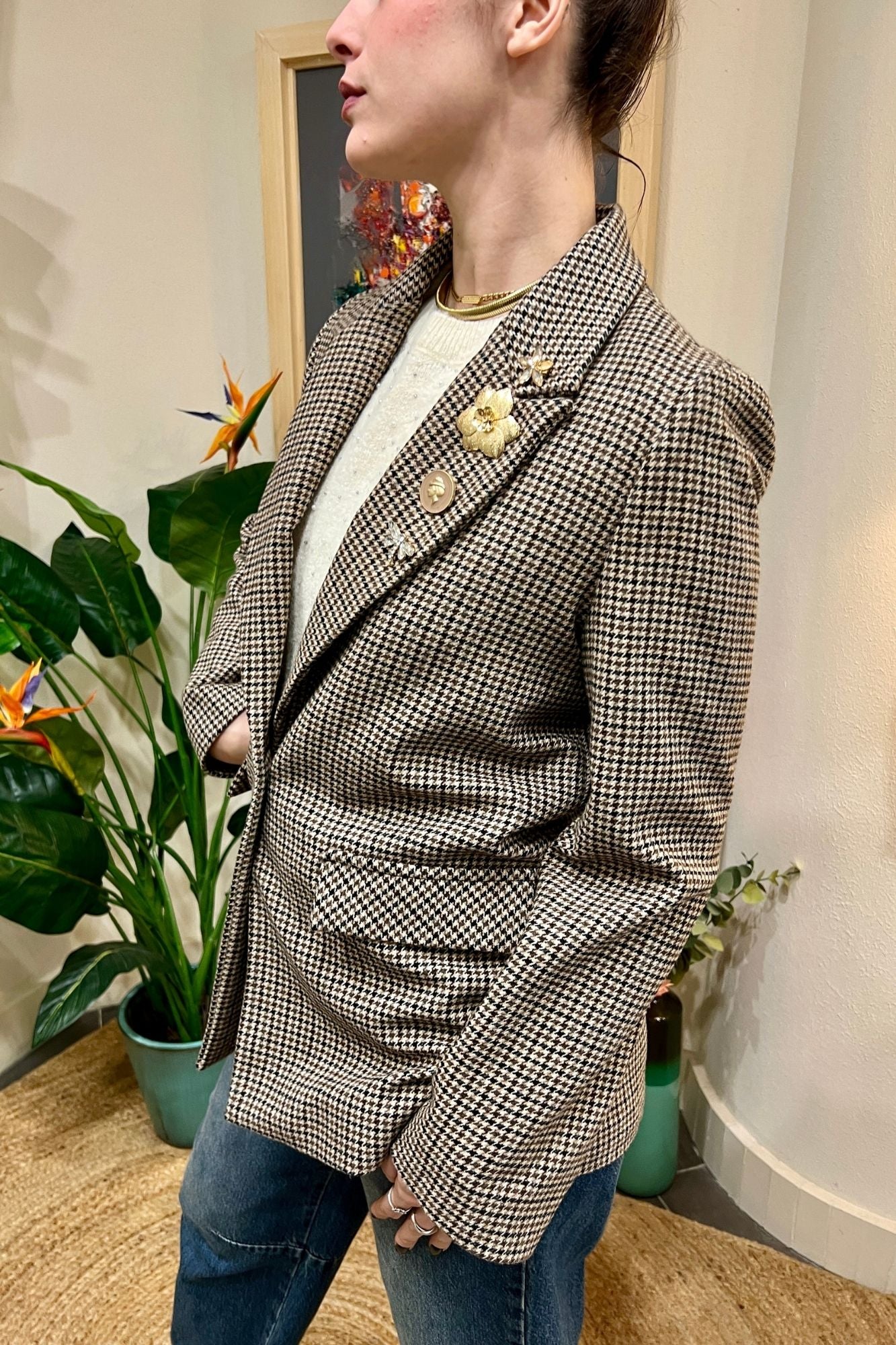 DIXIE Giacca a quadretti Dixie Militare