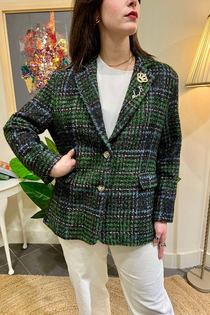 DIXIE Giacca quadri Dixie Verde