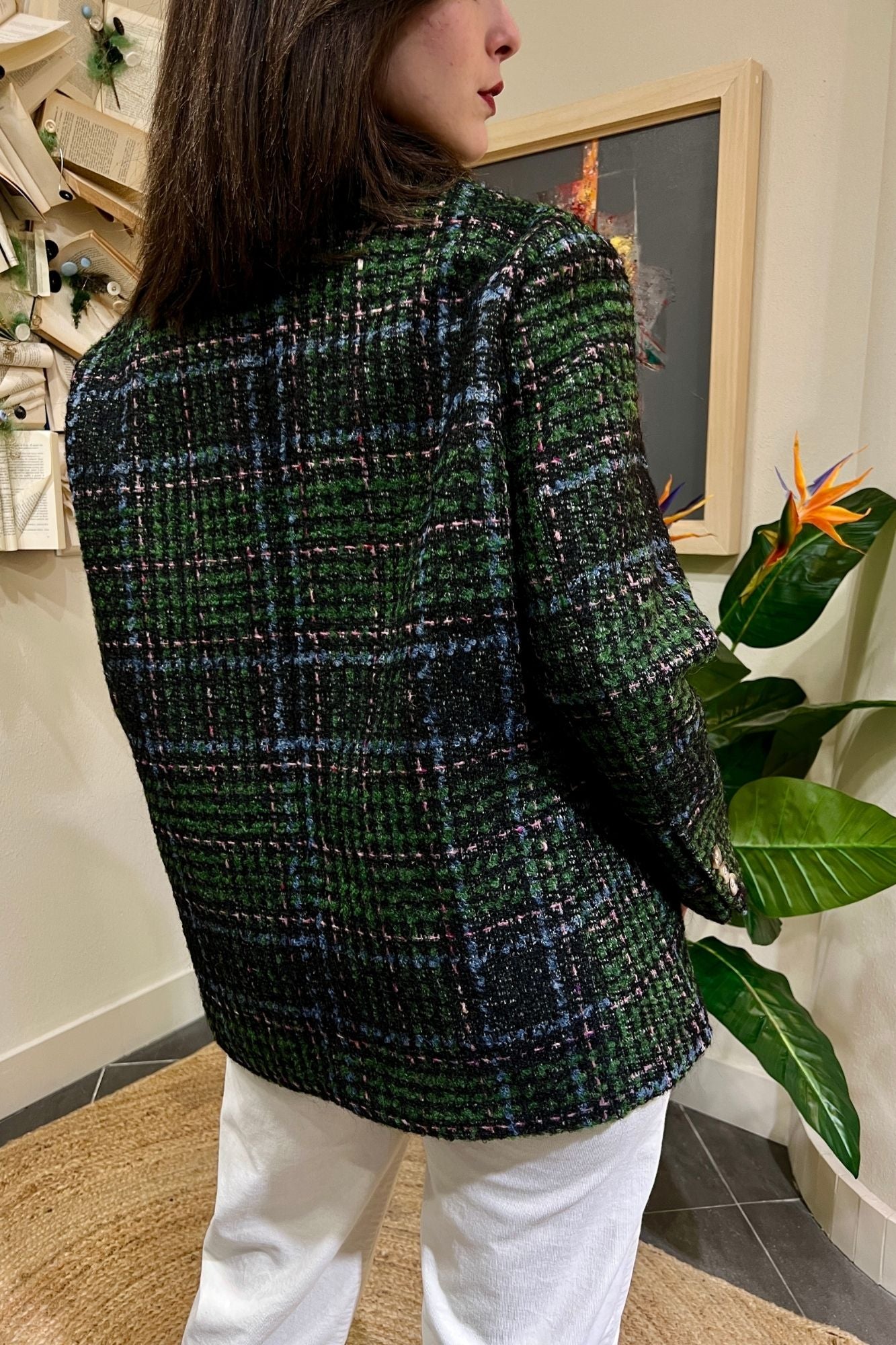 DIXIE Giacca quadri Dixie Verde