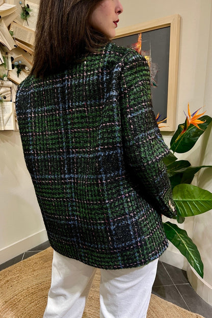 DIXIE Giacca quadri Dixie Verde