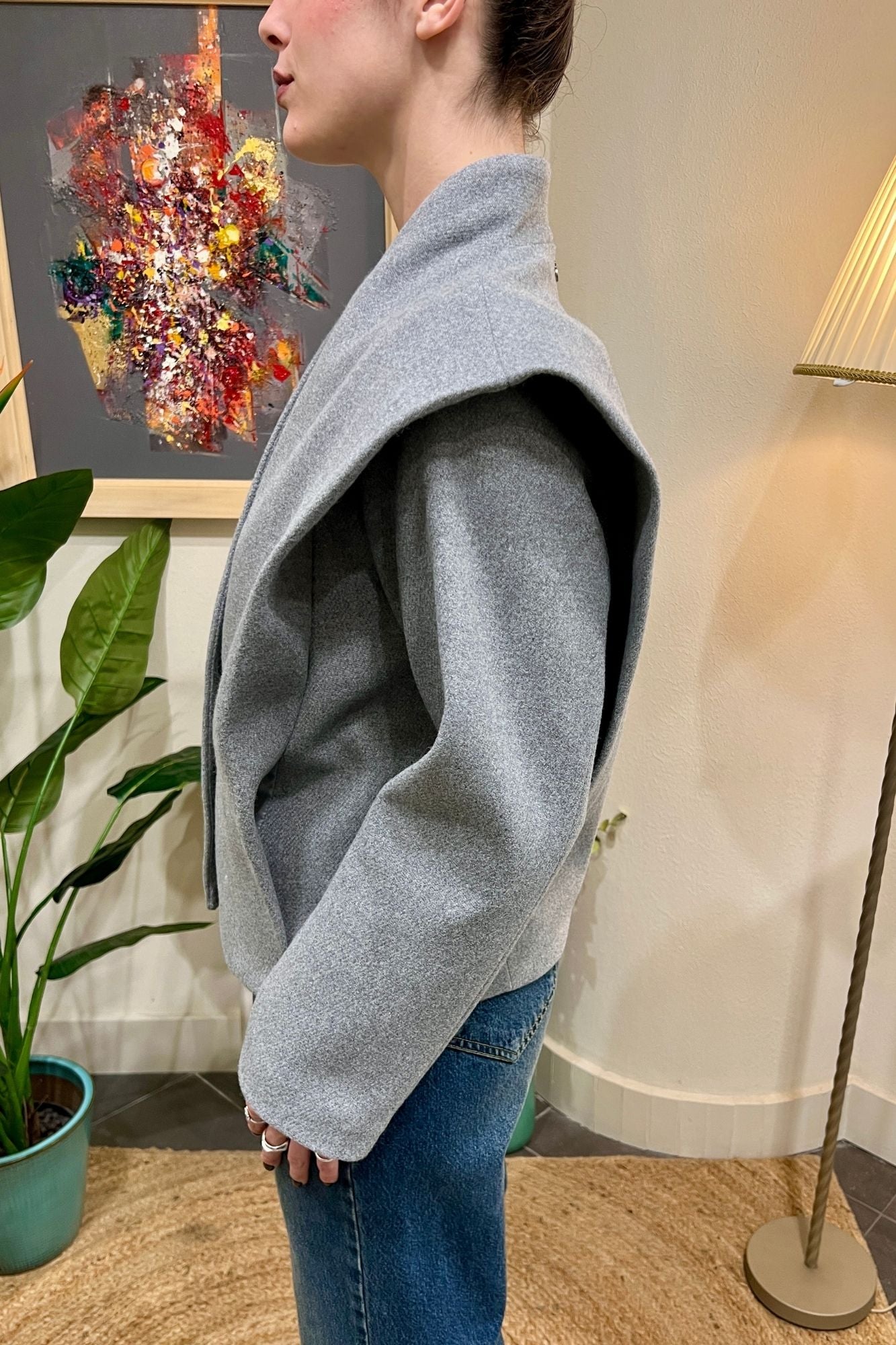 DIXIE Giacca con soffietto Dixie Grigio