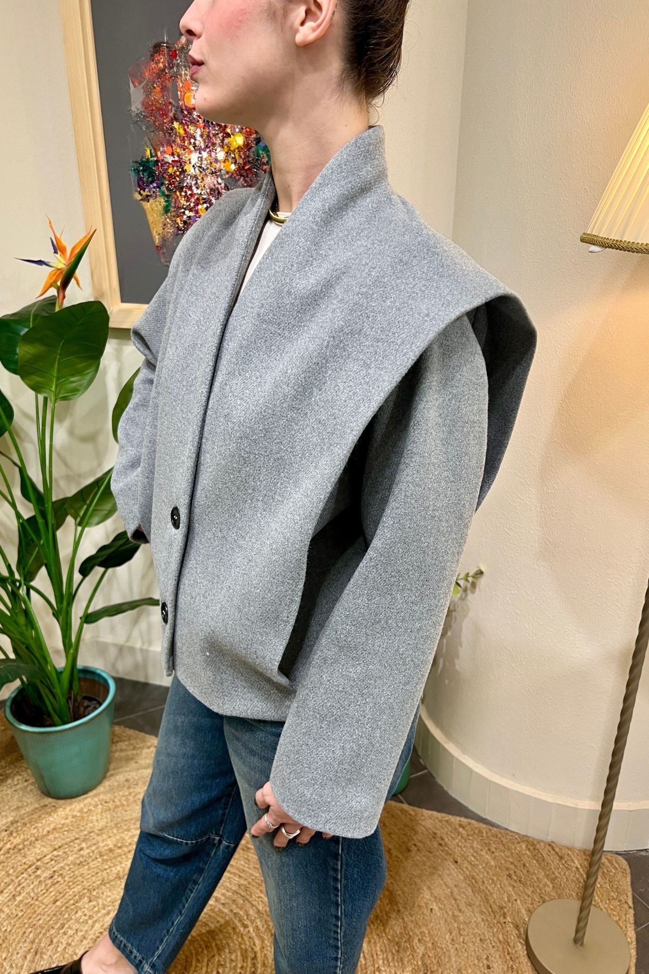 DIXIE Giacca con soffietto Dixie Grigio