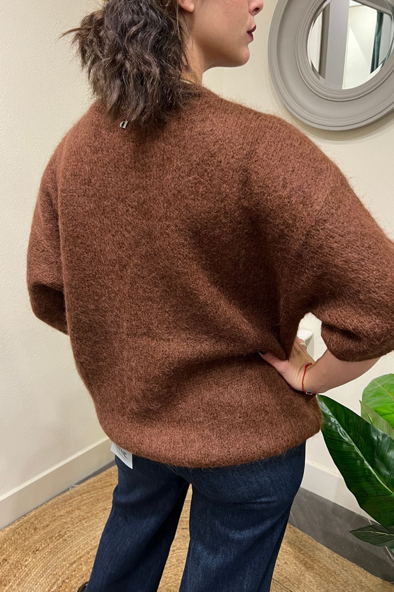 DIXIE Maglione mohair Dixie Caffe'