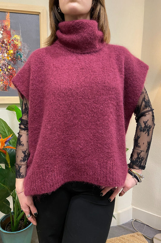 DIXIE Maglione misto mohair Dixie Sangria