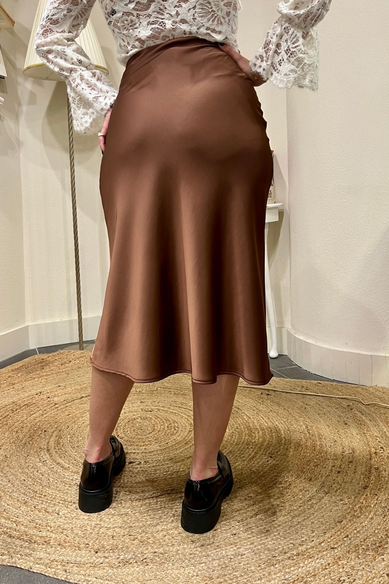 Gonna 3/4 in satin Imperial