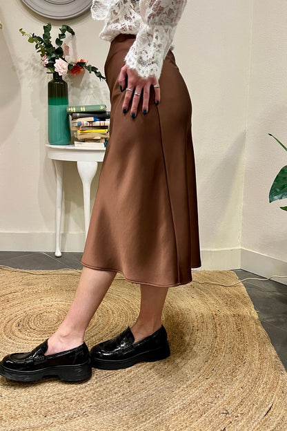 Gonna 3/4 in satin Imperial