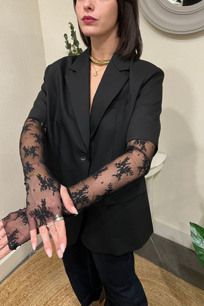 Giacca con manicotti in pizzo Imperial