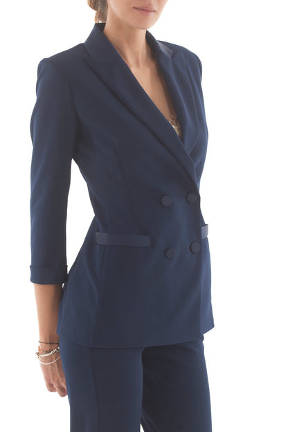 Giacca manica 3/4 Imperial Blu