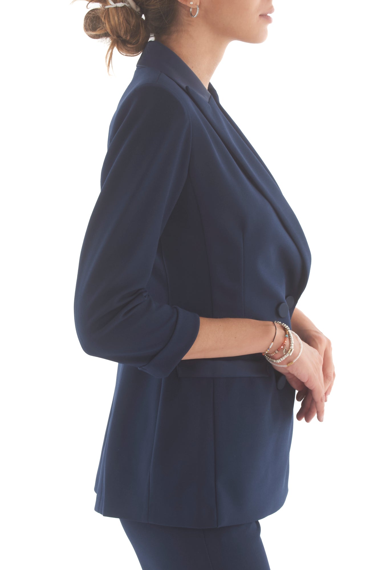 Giacca manica 3/4 Imperial Blu