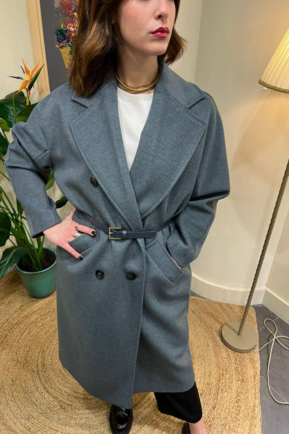 IMPERIAL Cappotto doppio petto Imperil Antracite