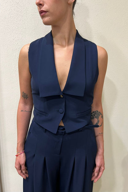 Gilet a punta Imperial Blu