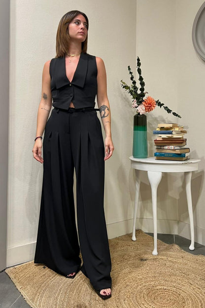 Gilet a punta Imperial Nero