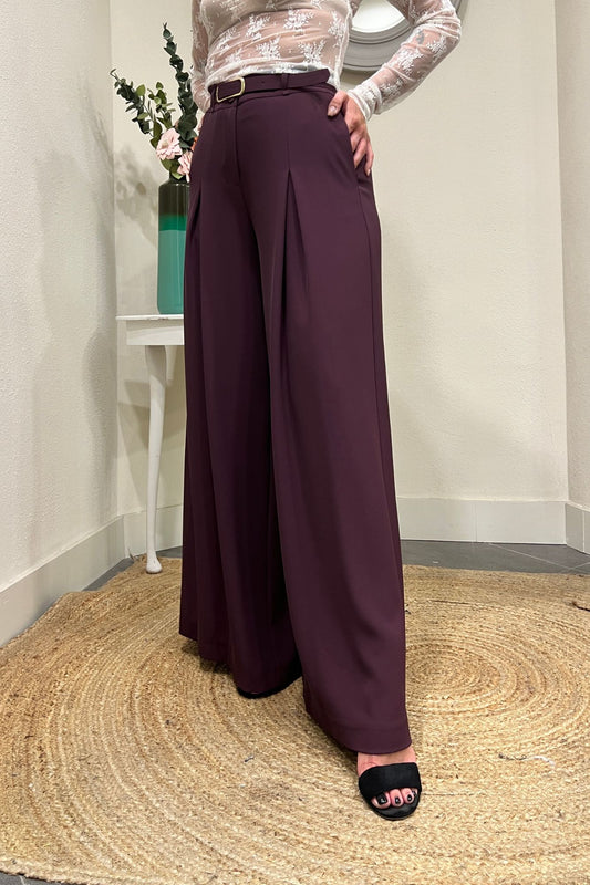 IMPERIAL Pantalone palazzo Imperial Prugna