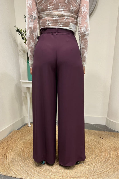 IMPERIAL Pantalone palazzo Imperial Prugna