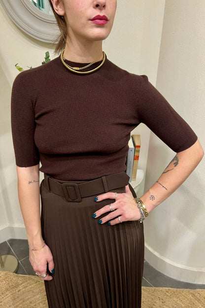 METOO Maglia a costine Metoo Moro