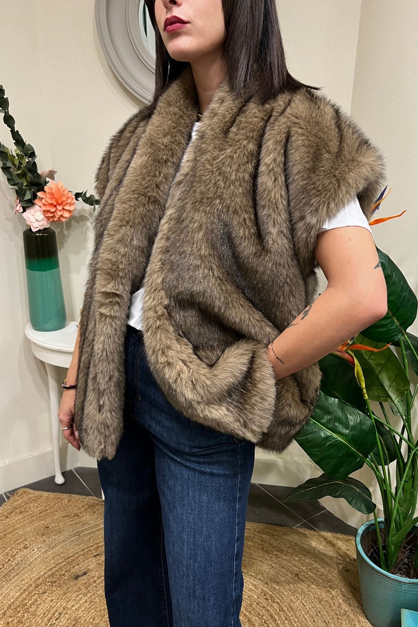 METOO Eco Gilet Metoo Sabbia