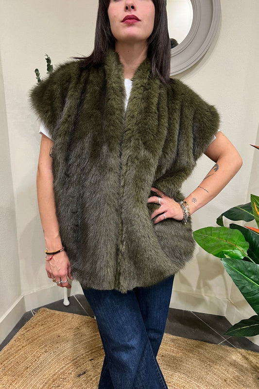 METOO Eco gilet Metoo Verde