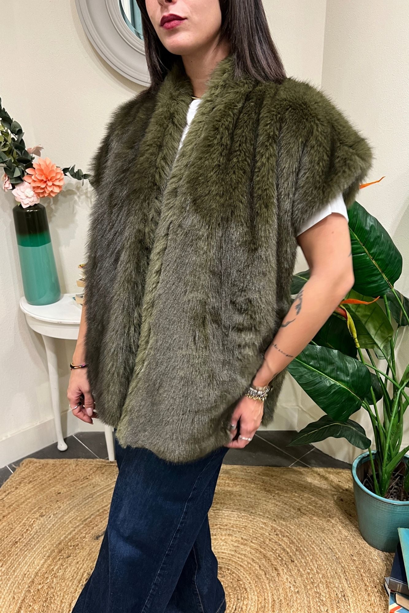 METOO Eco gilet Metoo Verde