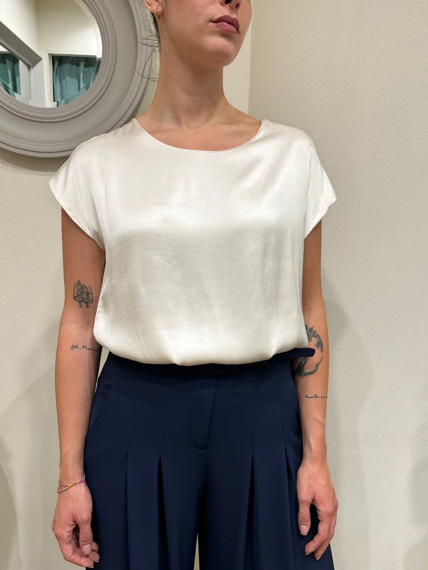 Maglia in viscosa Motel Burro