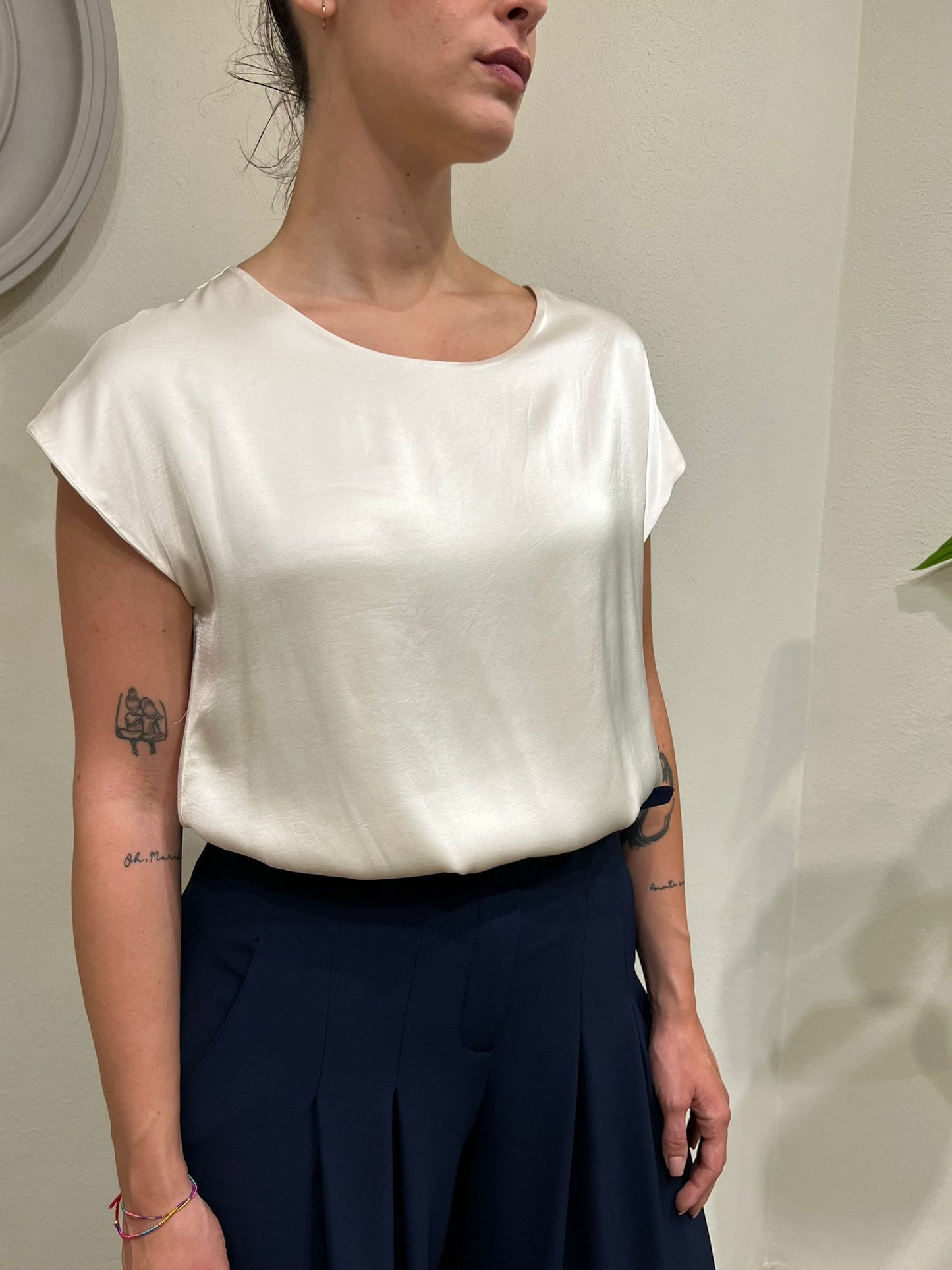 Maglia in viscosa Motel Burro